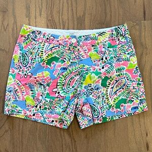 💚EUC💗 Crown & Ivy Multicolored Caroline Shorts (colors: pinks, blues, greens)